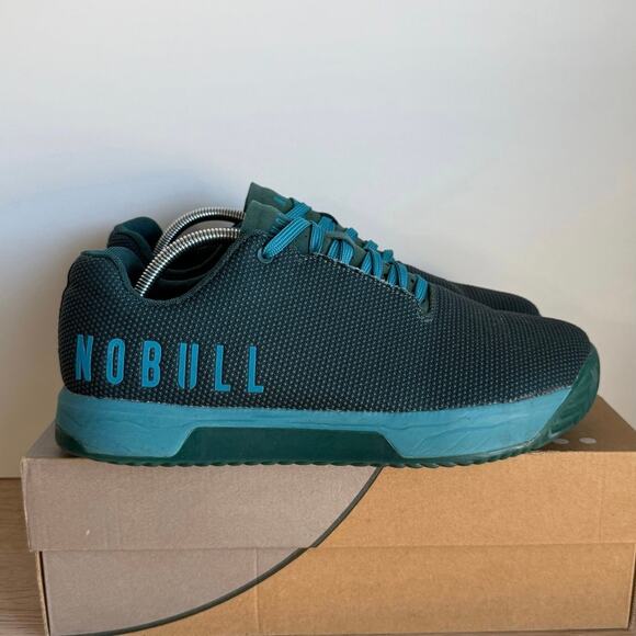 NOBULL SF Trainer Plus DEEPTEAL SuperFabric Men Athletic Sneakers- SZ 11.5 main image 6